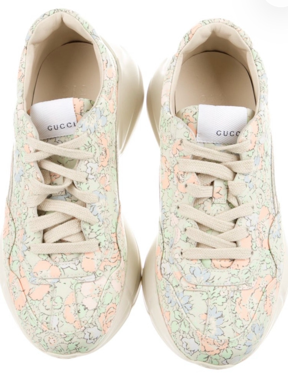 Gucci Rhyton Liberty London Sneakers Sz 7